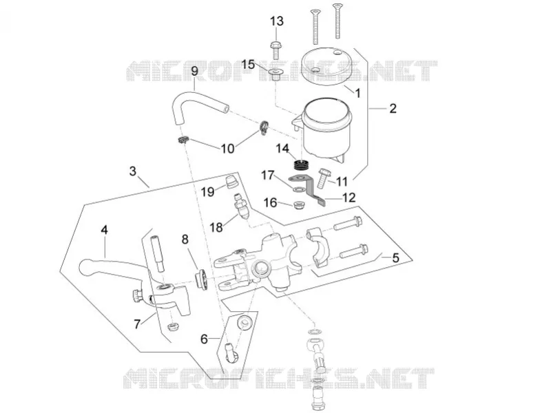 FRONT BRAKE MASTER CYLINDER