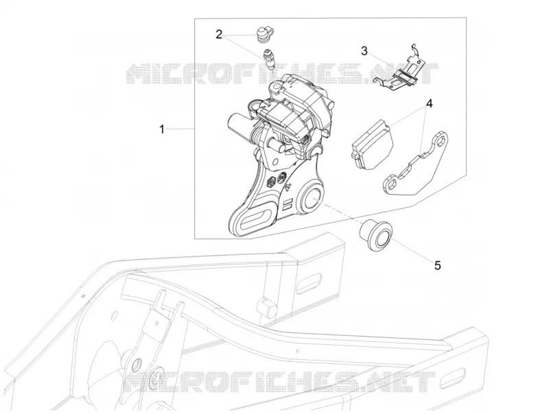 REAR BRAKE CALIPER