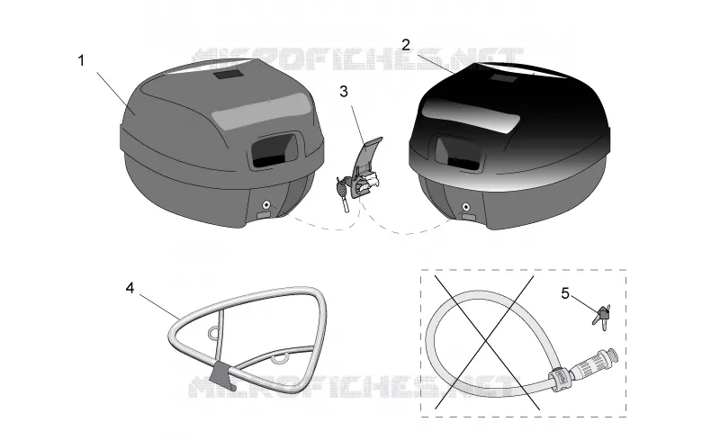 Acc. - Top/cases, side cases