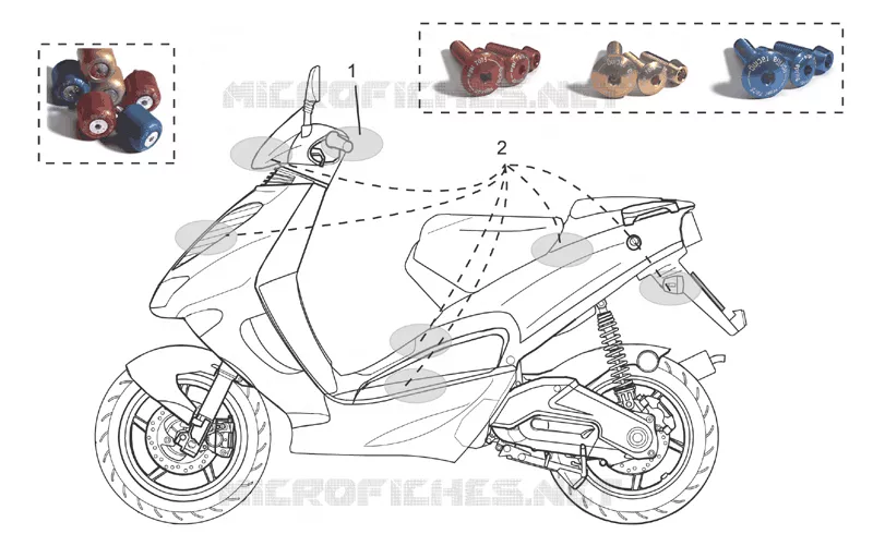 Acc. - Cyclistic components