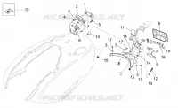 Rear body - Plate holder