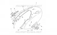 Rear body - Rear fairing