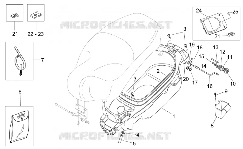 Helmet compartment