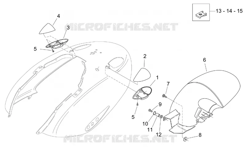 Rear body - Mudguard