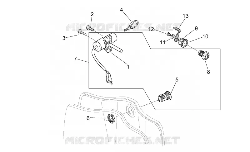 Lock hardware kit