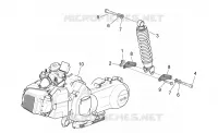 Engine - Rear shock absorber