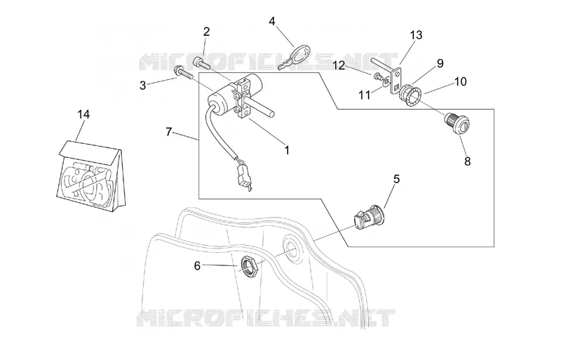 Decal and Lock hardware kit