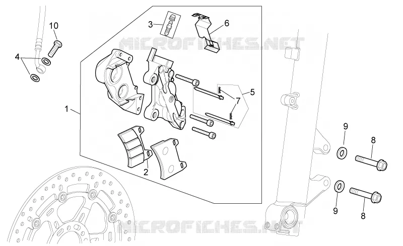Front brake caliper I