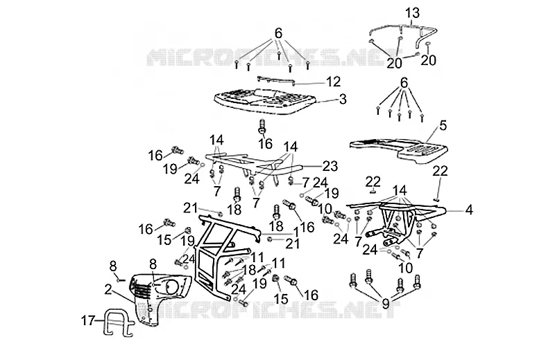 Parcel rack- Protection GRIP