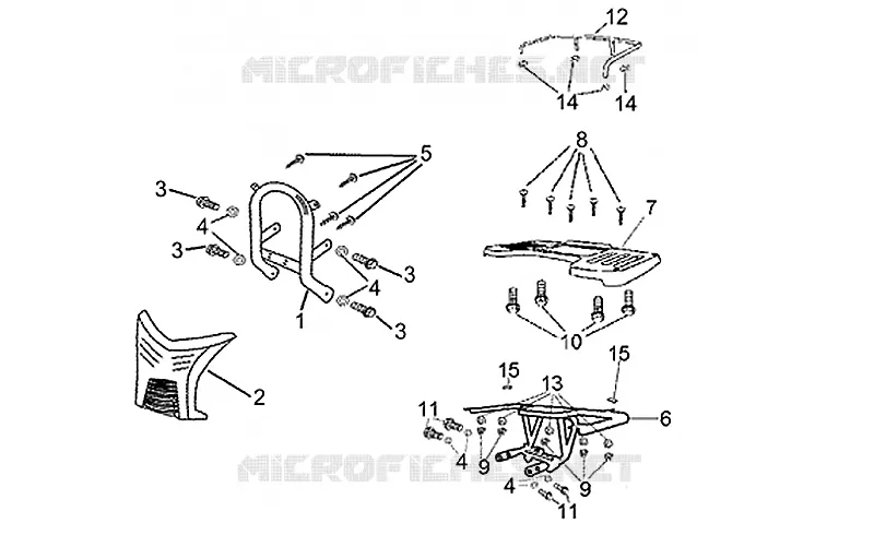 Fr/rear parcel rack-Fr/prot.HP