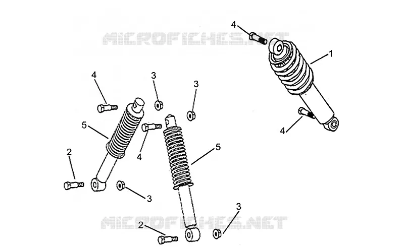 Front/rear shock absorber