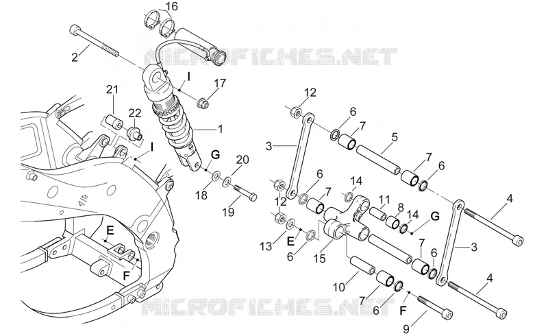 Rear shock absorber