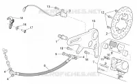 Rear brake caliper