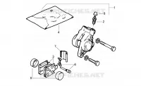 Front brake caliper