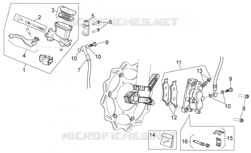 Front brake system