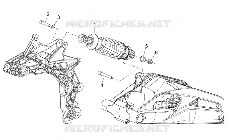 Rear shock absorber