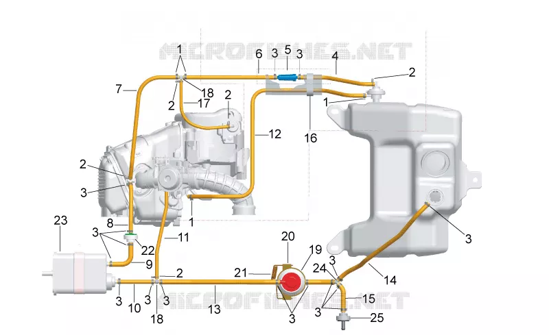 Fuel vapour recover system