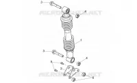 Rear shock absorber