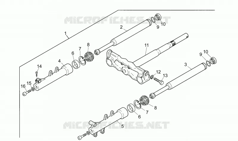 Front fork Marzocchi