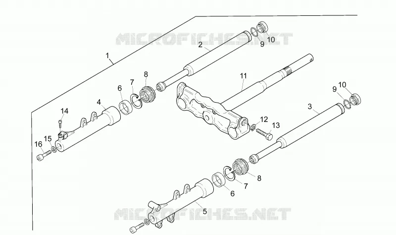 Front fork Marzocchi