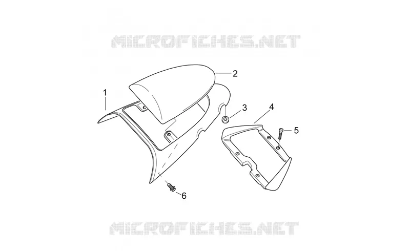 Rear saddle