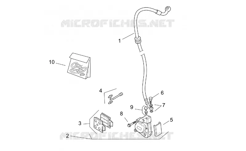 Front brake caliper