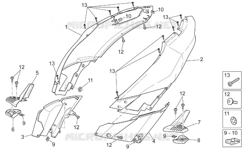 Rear body I