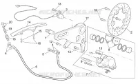 Rear brake caliper