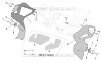 Central body - Upper fairings
