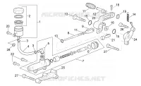 Rear master cylinder