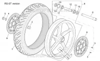 ST-RS version front wheel