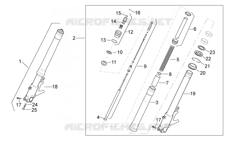 Front fork I