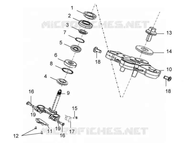 Steering stem assembly