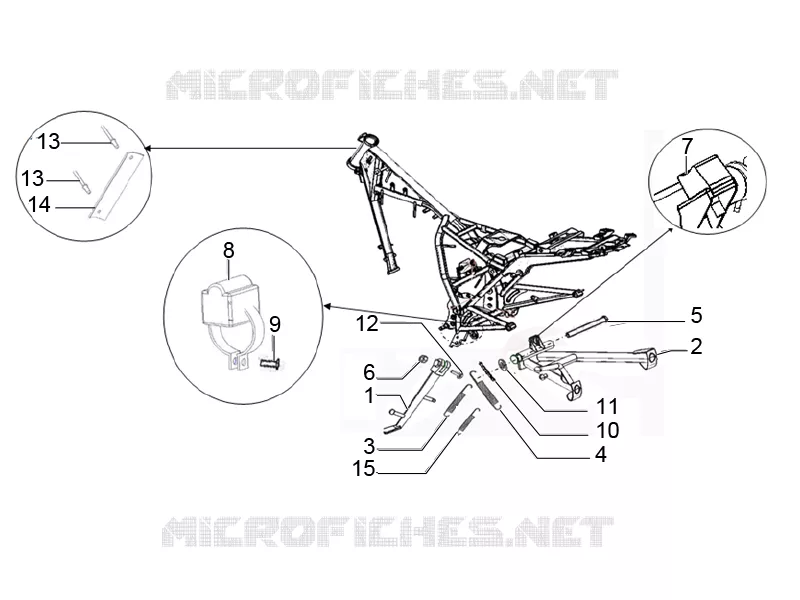 Center stand and side stand