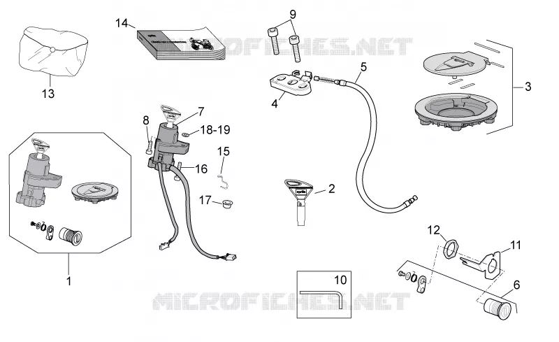 Lock hardware kit
