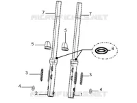 front shock absorber