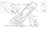 Rear footrests
