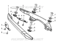 Rear handles assembly