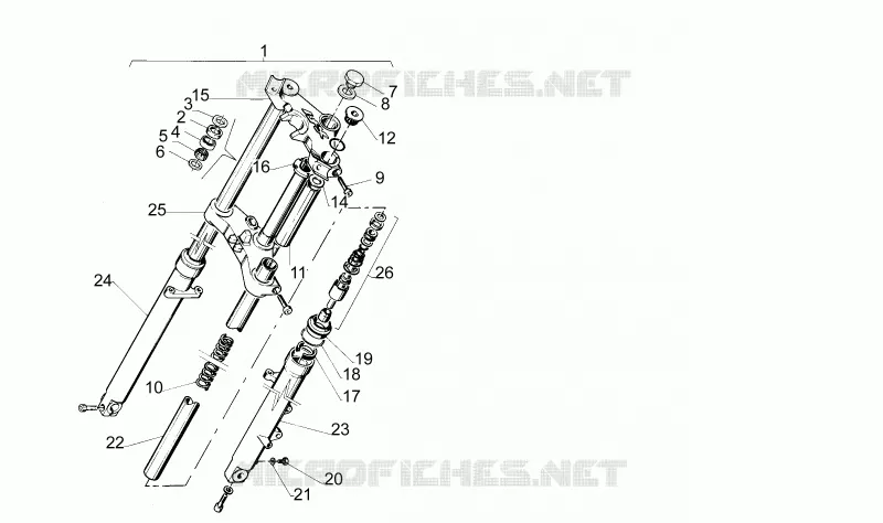 Front fork M