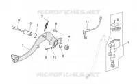 Rear master cylinder