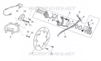 Rear brake caliper