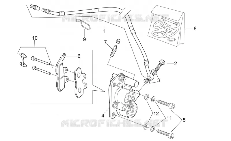 Front brake caliper
