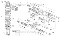 Rear shock absorber