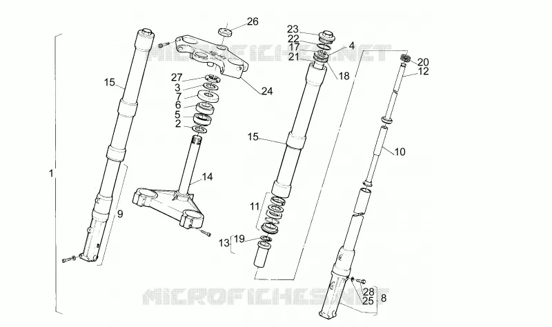 Front fork L