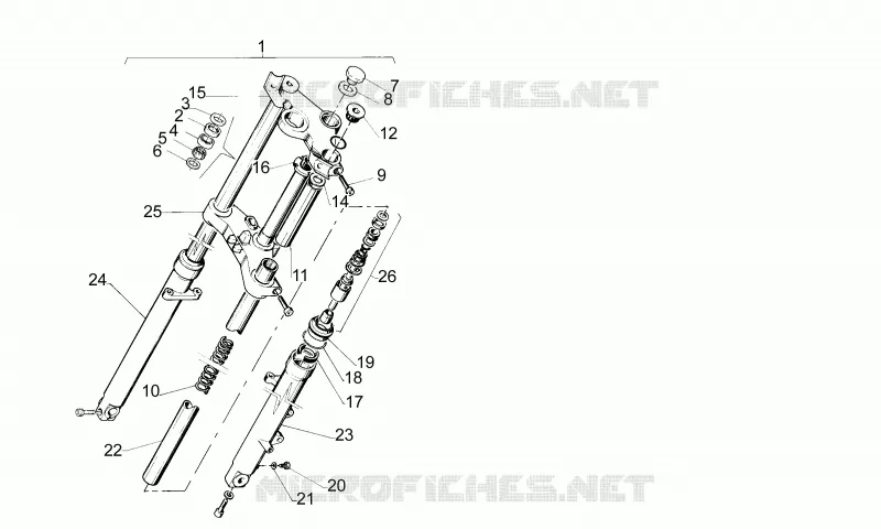 Front fork M/N IM B