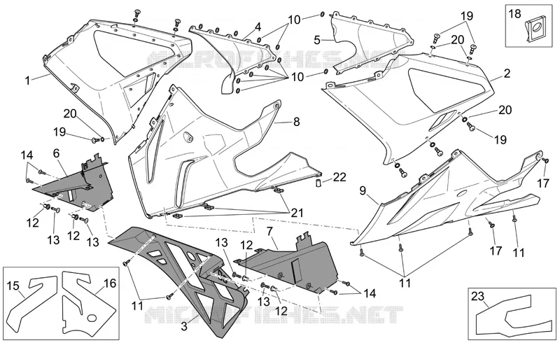 Front body - Fairings II