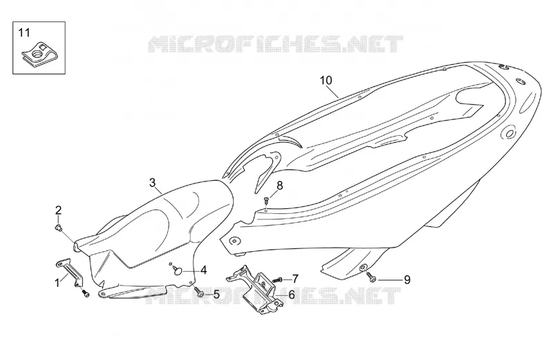 Rear body - Rear fairing