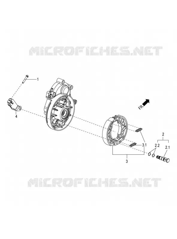 REAR BRAKE - SHOES