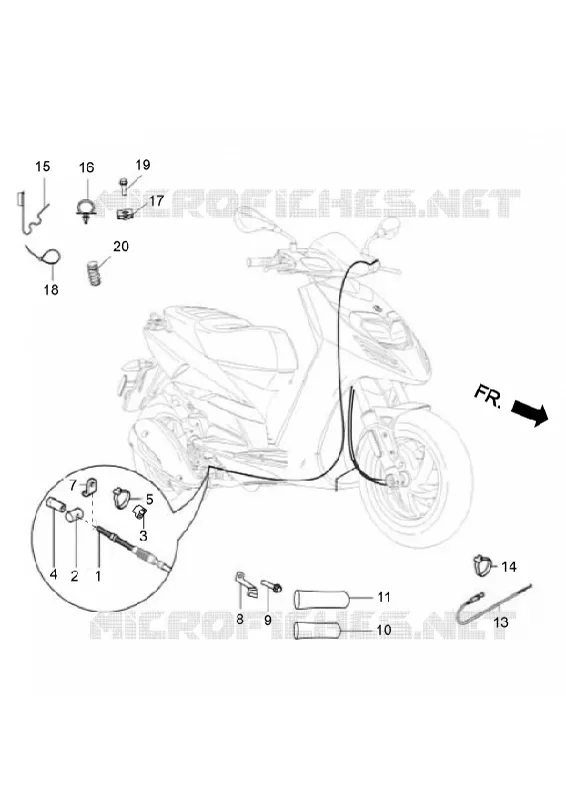BRAKE CABLE - SPEEDOMETER