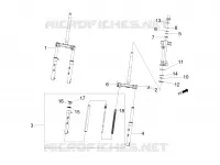 Front/rear shock absorber